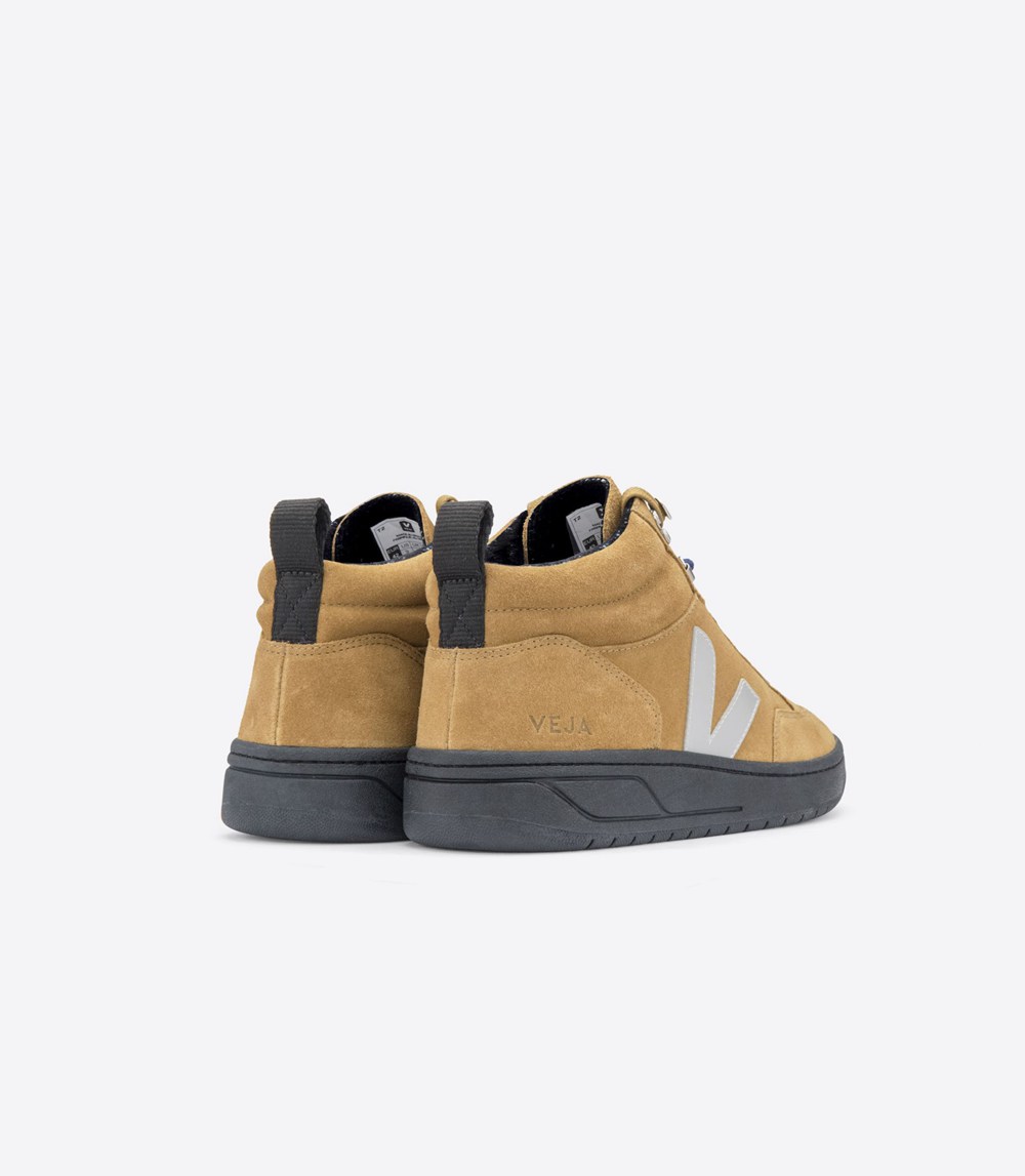 Veja Trainers Mens Brown/White - Roraima Suede - VBKD-32876